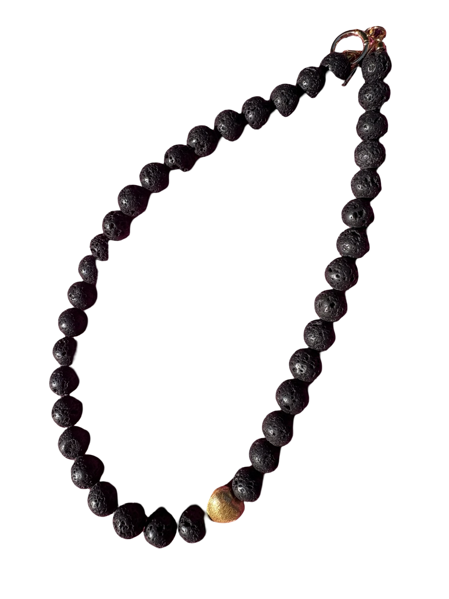 LAVA GOLD PLATED HEART