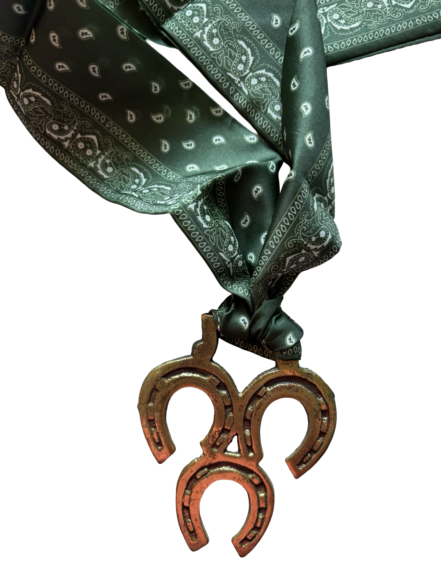 VINTAGE HORSE BRASS 1 of 1 LUCKY